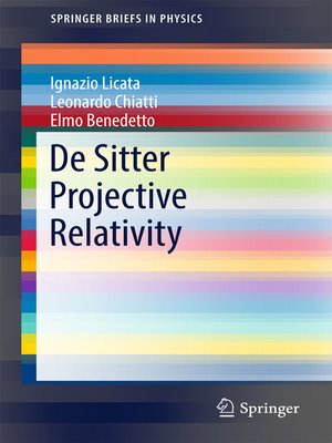 cover image of De Sitter Projective Relativity
